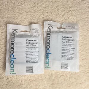 (2)Kenmore Clean W10335147A Refrigerator Air Filter Single Filter NEW In Package